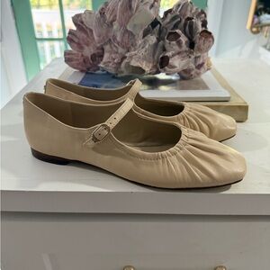 Sam Edelman Cream Mary Jane Ballet shoes